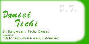 daniel tichi business card
