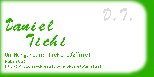 daniel tichi business card